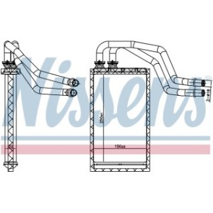 Interior Heating Heat Exchanger - Nissens 707215