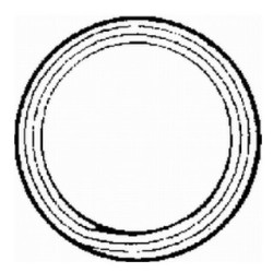 Exhaust Pipe Gasket BGA SP6337 for CITROEN