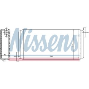 Interior Heating Heat Exchanger - Nissens 72002