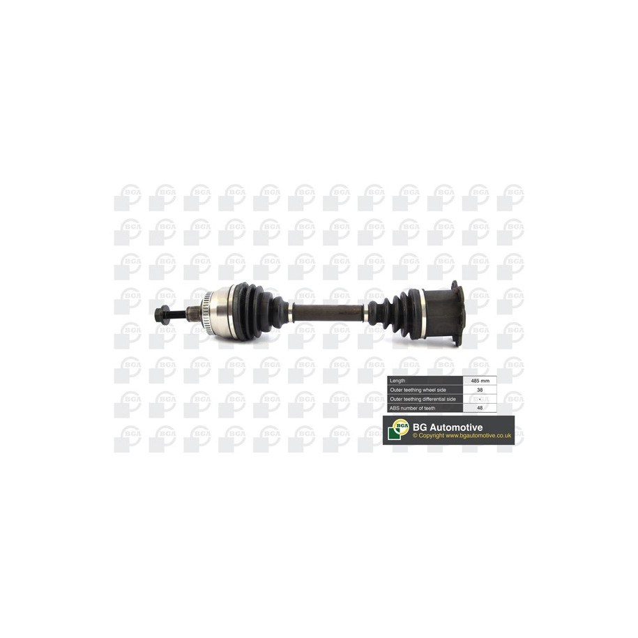 BGA Driveshaft (Cv Axle) DS2333A for VW