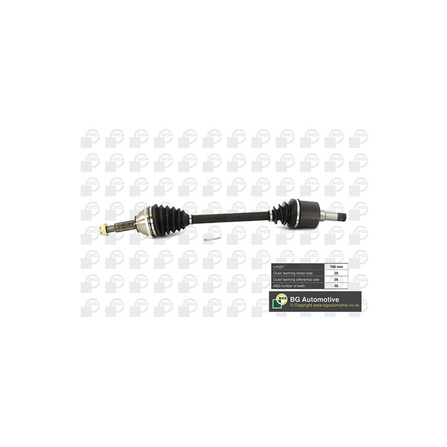 BGA Driveshaft (Cv Axle) DS2326L for FORD TRANSIT