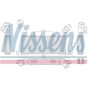 Charge Air Cooling Heat Exchanger - Nissens 961006