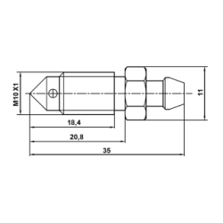 FEBEST Brake Caliper Bleeder Screw 8870-005 for AUDI
