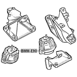 FEBEST Engine Mount BMM-E90 for BMW 22116760330