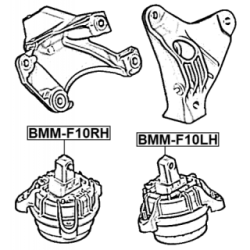 FEBEST Engine Mount BMM-F10RH for BMW 5