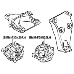 FEBEST Engine Mount BMM-F30N20RH for BMW 22116855456
