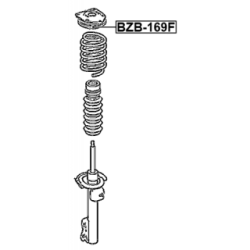 FEBEST Shock Absorber Bearing BZB-169F for MERCEDES &more..