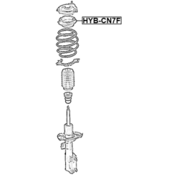 FEBEST Shock Absorber Bearing HYB-CN7F for HYUNDAI &more..
