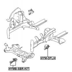 FEBEST Engine Mount HYM-DFLH for HYUNDAI
