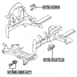 FEBEST Engine Mount HYM-H5ATLH for HYUNDAI