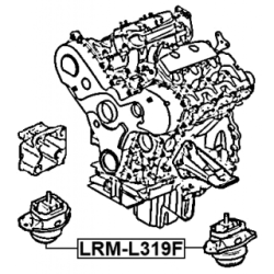FEBEST Engine Mount LRM-L319F for LAND ROVER DISCOVERY