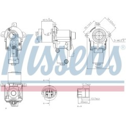 NISSENS EGR Valve 98217 for AUDI, PORSCHE, VW 059131502B