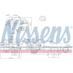 NISSENS EGR Valve 98379 for AUDI, SEAT, SKODA, VW 04L131501E