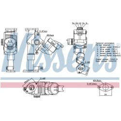 NISSENS EGR Valve 98423 for BMW 3 Series,1 Series,5 Series