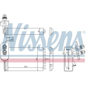 Interior Heating Heat Exchanger - Nissens 73921