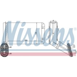 Interior Heating Heat Exchanger - Nissens 73972
