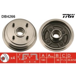 TRW Brake Drum DB4266 for HYUNDAI
