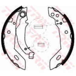 TRW Brake Shoe Set GS6228 for CITROEN