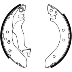 TRW Brake Shoe Set GS6246 for HONDA