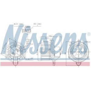Cabin Air Fan - Nissens 87537