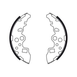 TRW Brake Shoe Set GS8485 for MAZDA E OE S4YK2638ZA