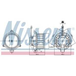 Cabin Air Fan - Nissens 87579