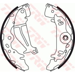 TRW Brake Shoe Set GS8774 for HYUNDAI H-1 OE 58305-4AA19