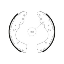 TRW Brake Shoe Set GS8797 for FORD