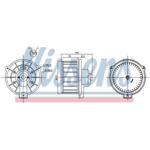 Cabin Air Fan - Nissens 87615