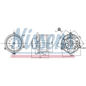 Cabin Air Fan - Nissens 87618