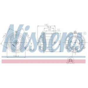 Cabin Air Fan - Nissens 87623