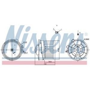 Cabin Air Fan - Nissens 87721