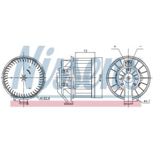 Cabin Air Fan - Nissens 87803