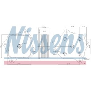 Engine Oil Heat Exchanger - Nissens 91421
