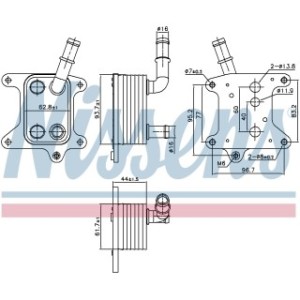 Engine Oil Heat Exchanger - Nissens 91425