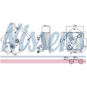Engine Oil Heat Exchanger - Nissens 91456