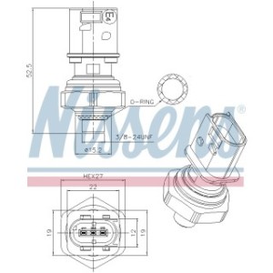 Pressure Switch Switch - Nissens 301026