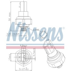 Pressure Switch Switch - Nissens 301038