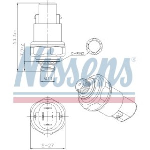 Pressure Switch Switch - Nissens 301088