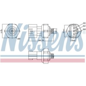 Pressure Switch Switch - Nissens 301090