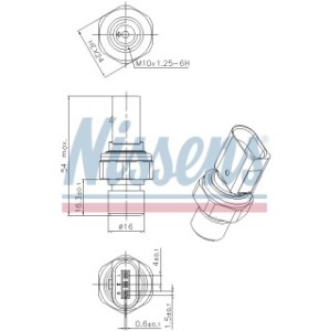 Pressure Switch Switch - Nissens 301101