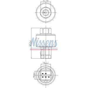 Pressure Switch Switch - Nissens 301127