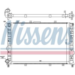 Engine Cooling Heat Exchanger - Nissens 60041