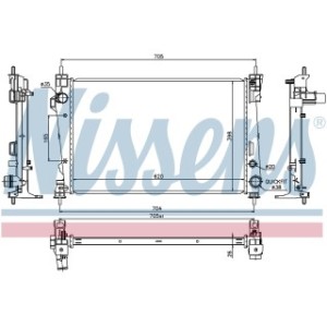 Engine Cooling Heat Exchanger - Nissens 60065