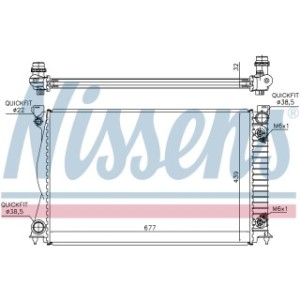 Engine Cooling Heat Exchanger - Nissens 60233A