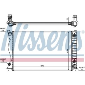 Engine Cooling Heat Exchanger - Nissens 60236A