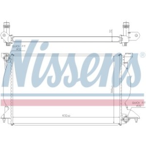 Engine Cooling Heat Exchanger - Nissens 60302A