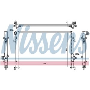 Engine Cooling Heat Exchanger - Nissens 60352