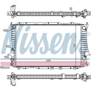 Engine Cooling Heat Exchanger - Nissens 60457