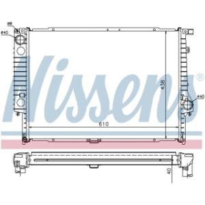 Engine Cooling Heat Exchanger - Nissens 60596A